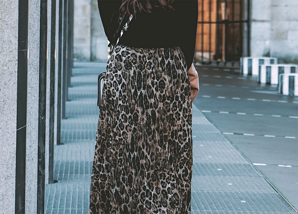 юбка леопардовой расцветки